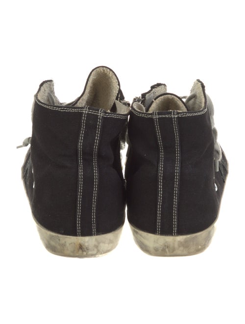 Golden Goose Canvas Distressed Accents Sneakers