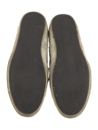 Golden Goose Canvas Distressed Accents Sneakers