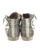 Golden Goose Leather Colorblock Pattern Sneakers