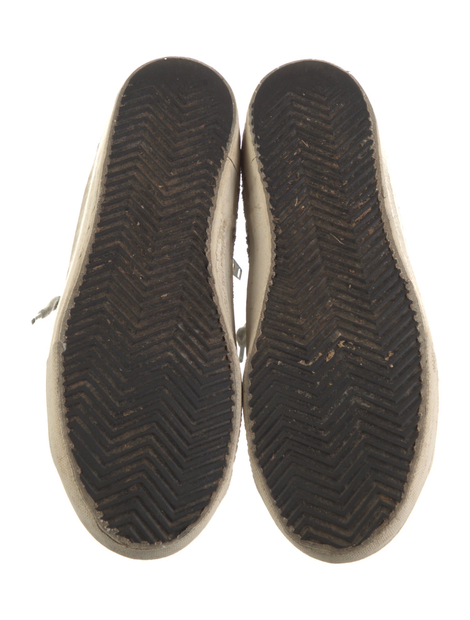 Golden Goose Leather Colorblock Pattern Sneakers