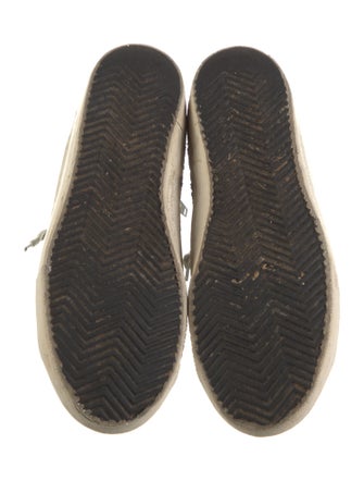 Golden Goose Leather Colorblock Pattern Sneakers