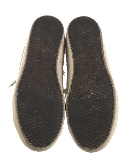 Golden Goose Leather Colorblock Pattern Sneakers