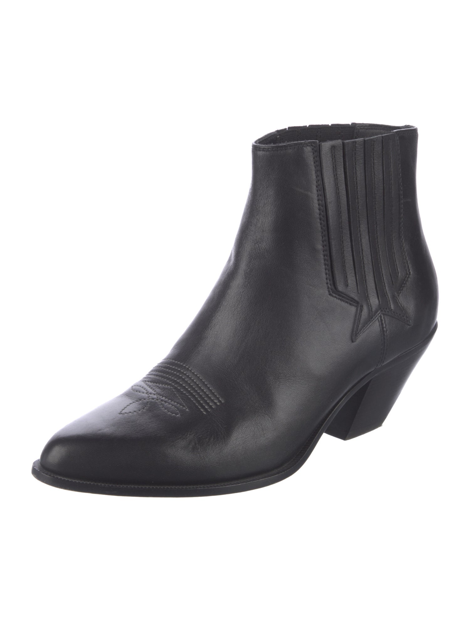 Golden Goose Leather Western Boots