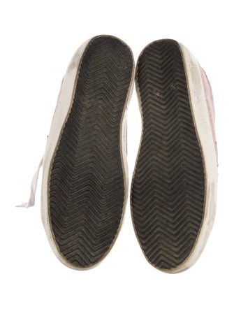Golden Goose Suede Distressed Accents Sneakers