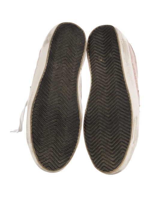 Golden Goose Suede Distressed Accents Sneakers