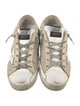 Golden Goose Leather Colorblock Pattern Sneakers