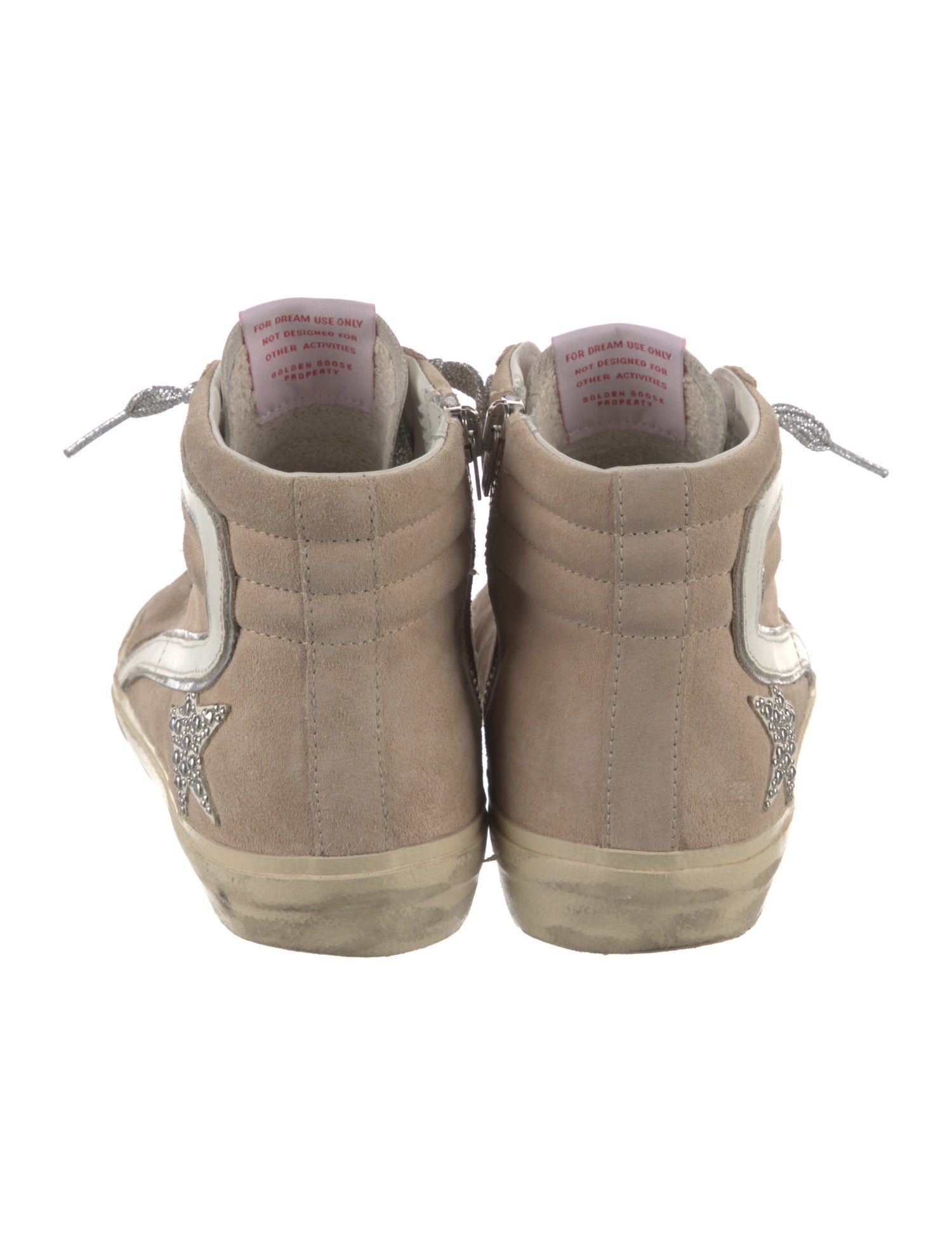 Golden Goose Suede Distressed Accents Sneakers
