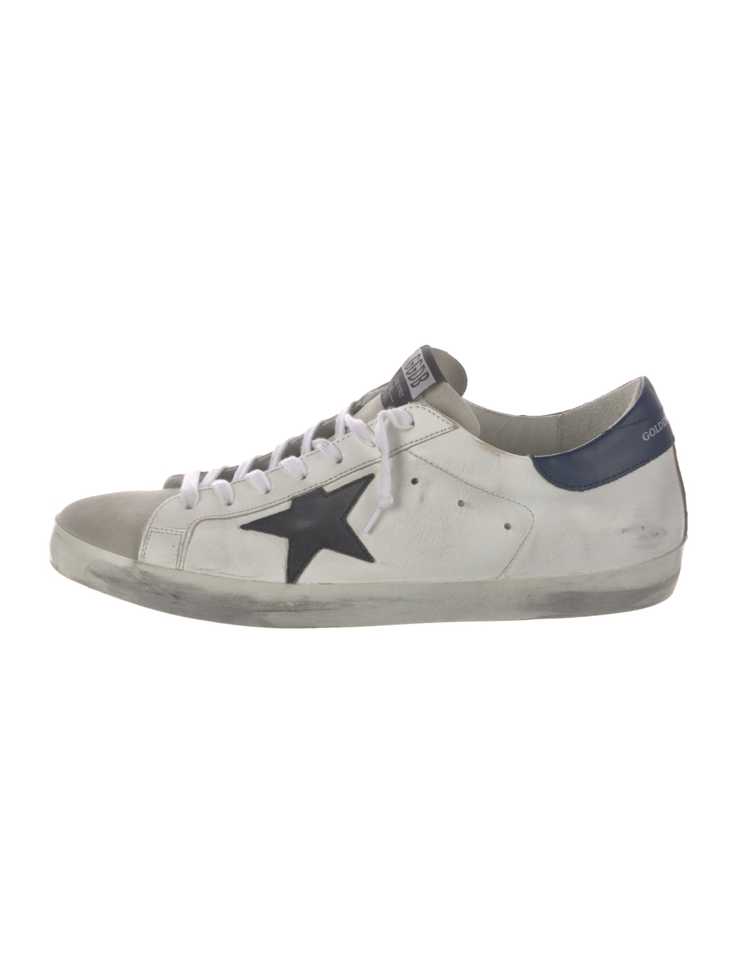 Golden Goose Leather Graphic Print Sneakers