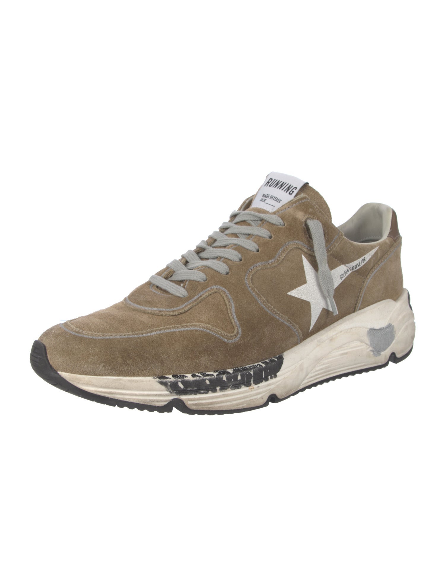 Golden Goose Suede Printed Sneakers