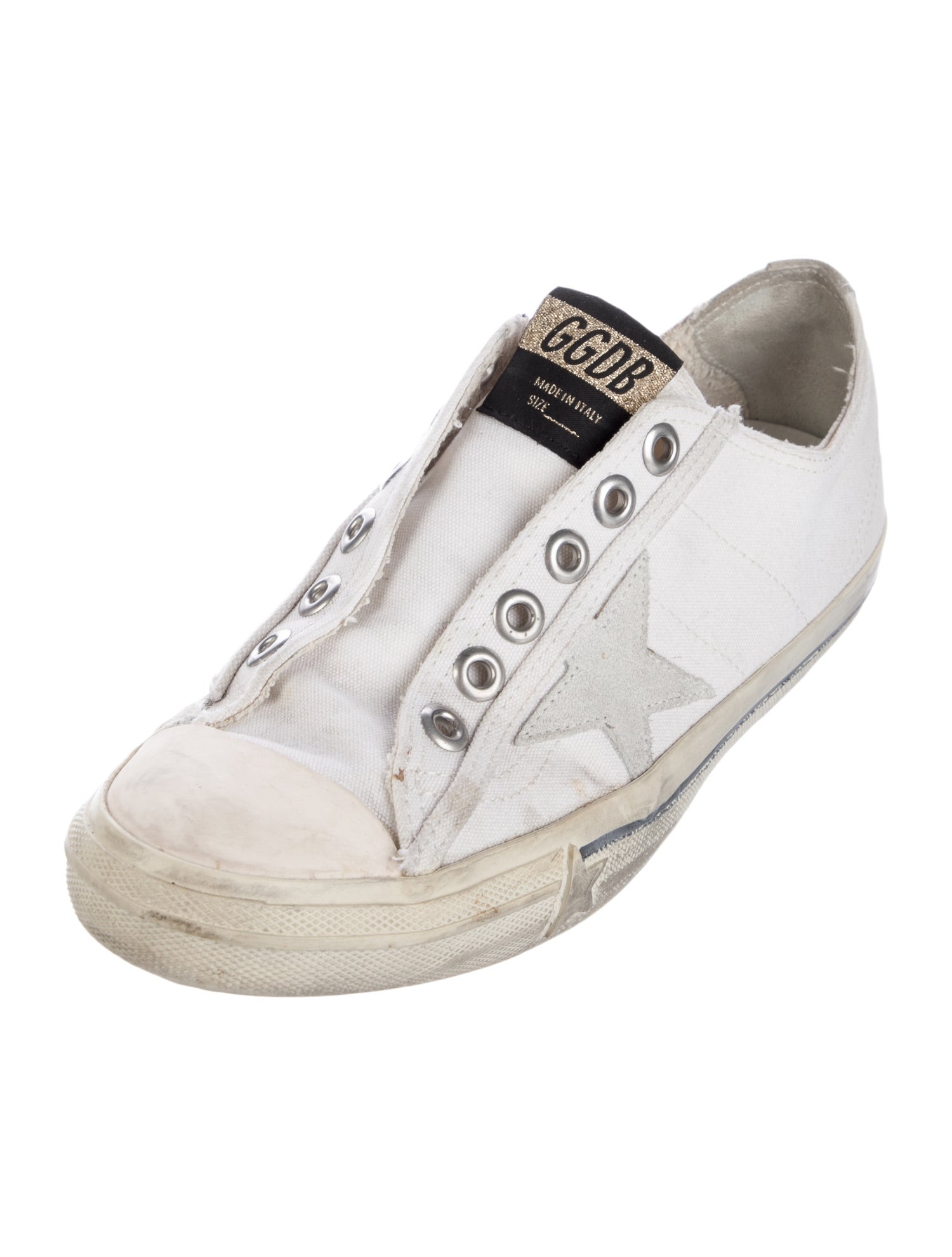 Golden Goose Suede Distressed Accents Sneakers