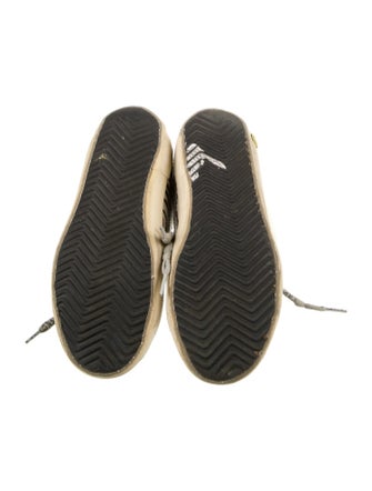 Golden Goose Pony Hair Leather Sneakers