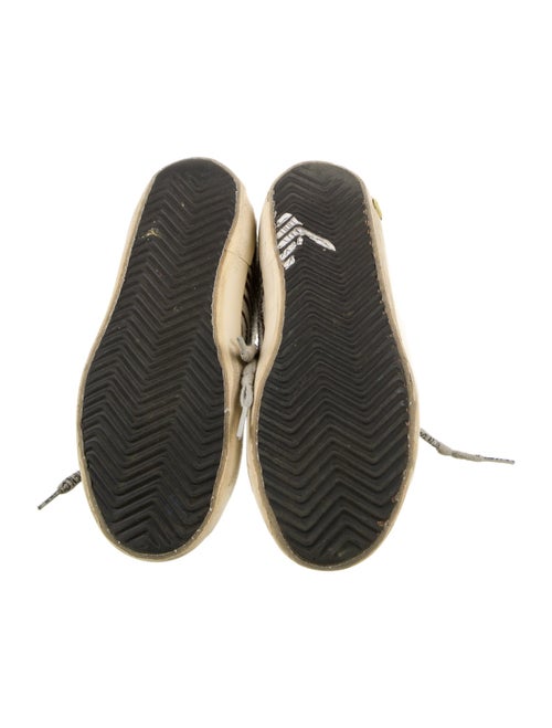 Golden Goose Pony Hair Leather Sneakers