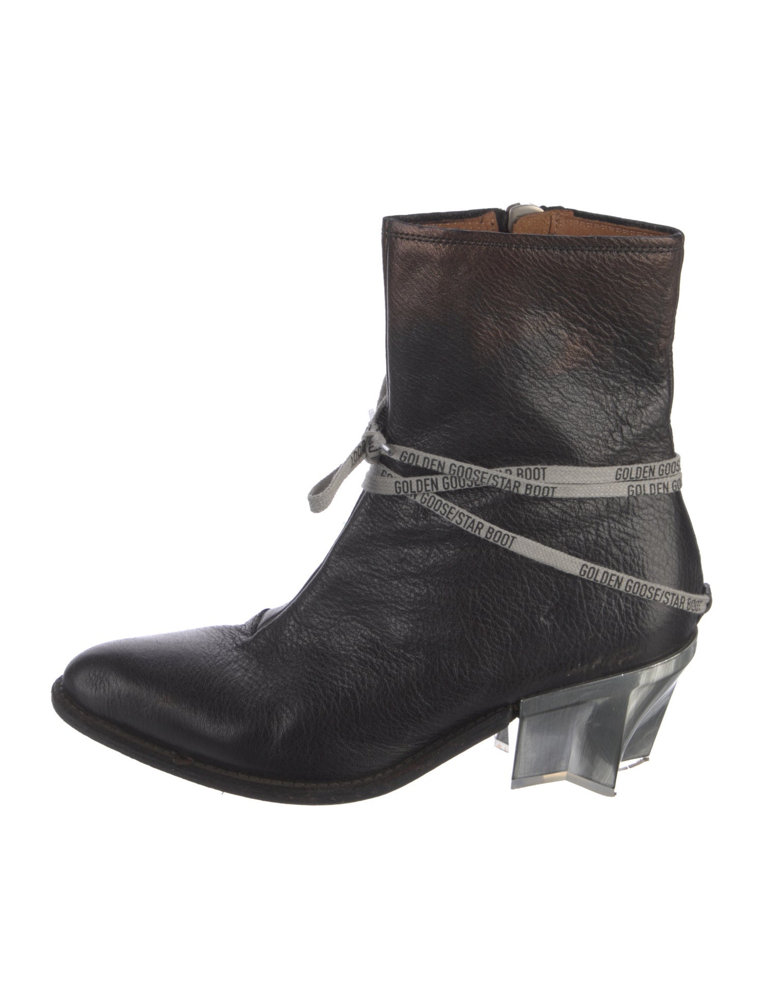 Golden Goose Star Boot Leather Moto Boots