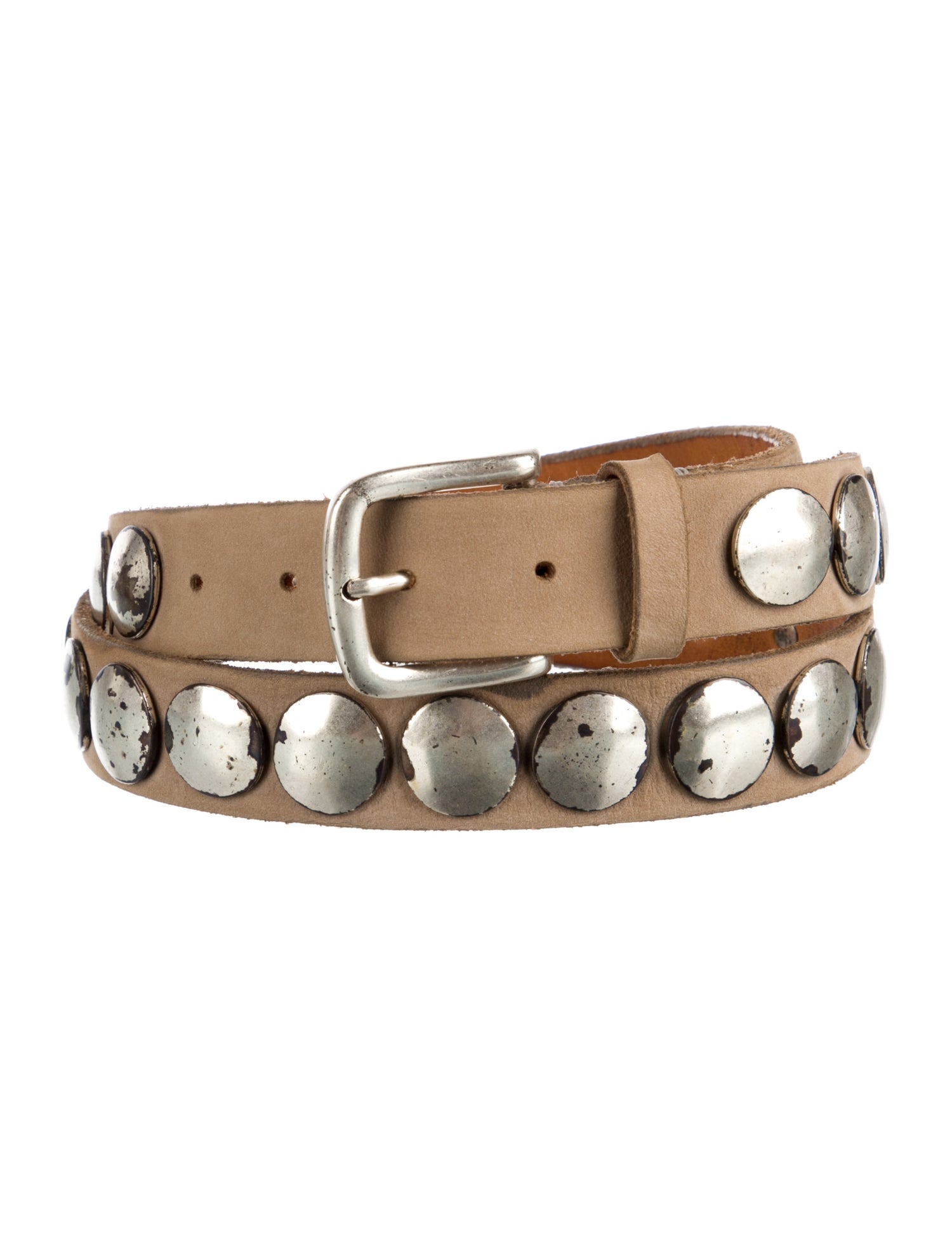 Golden Goose Suede Studded Accents Belt