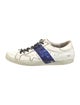 Golden Goose Leather Printed Sneakers