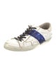 Golden Goose Leather Printed Sneakers