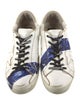Golden Goose Leather Printed Sneakers