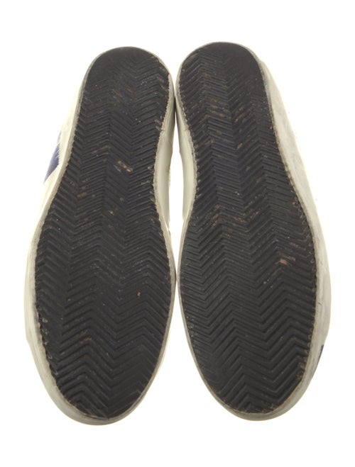 Golden Goose Leather Printed Sneakers