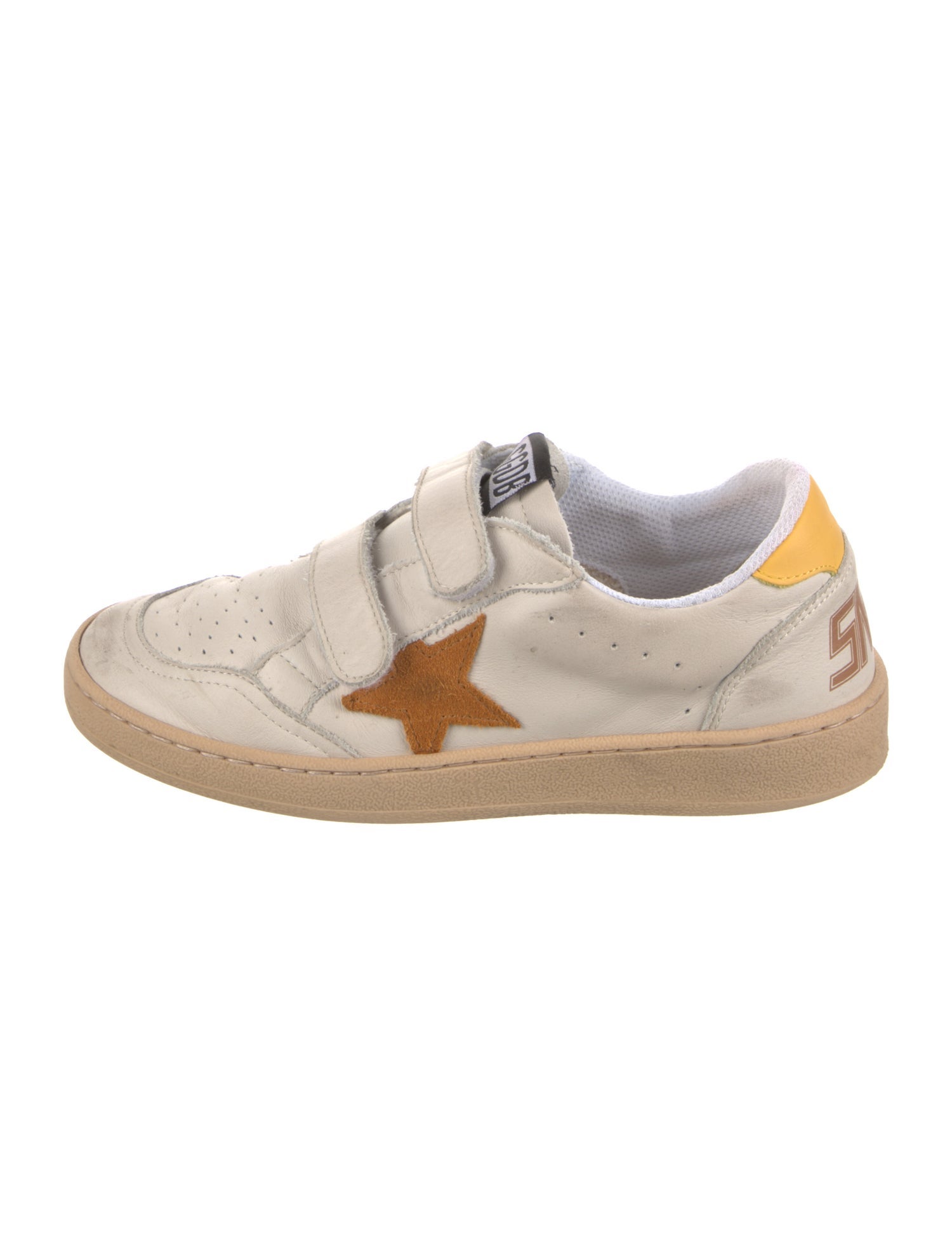 Golden Goose Leather Distressed Accents Sneakers