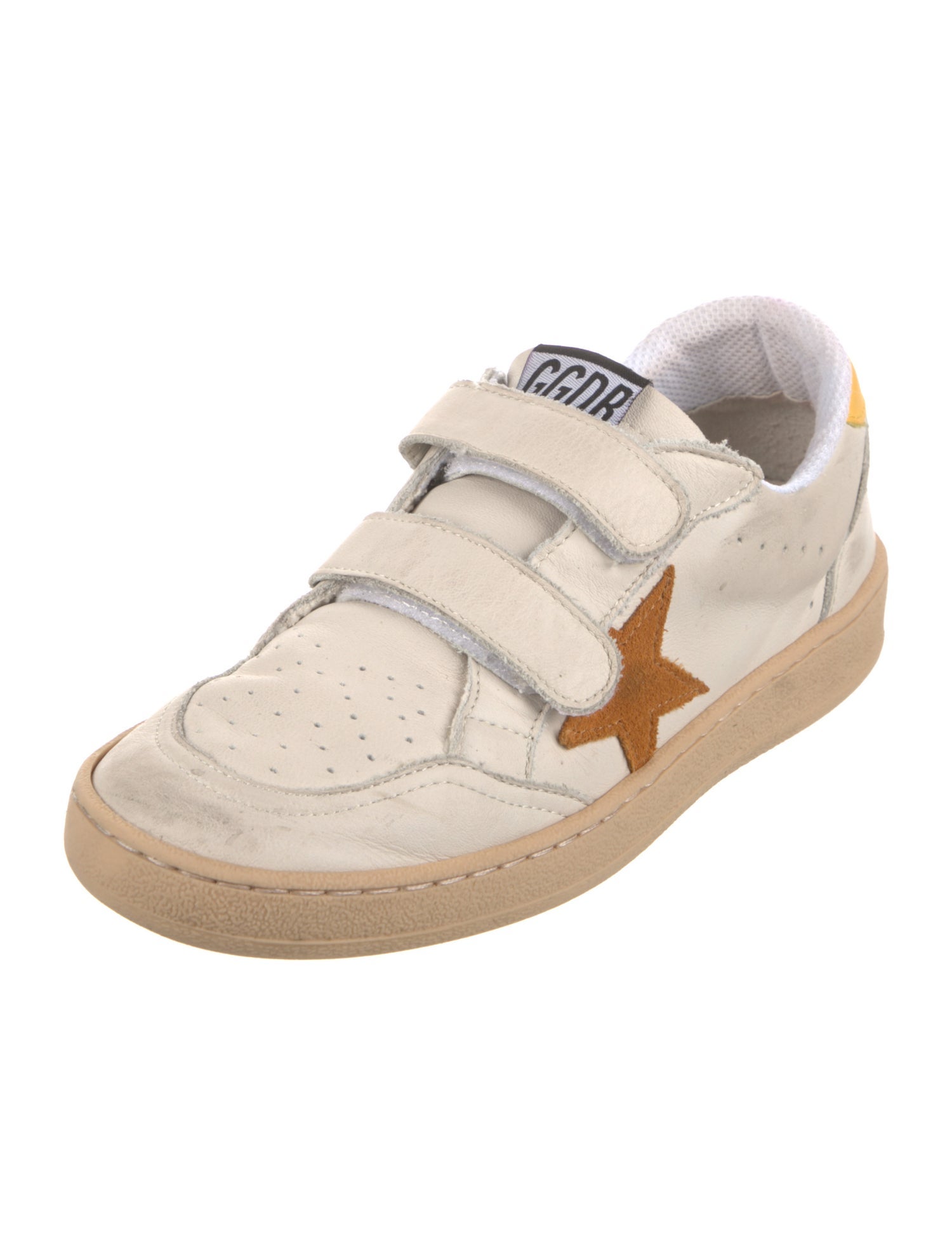 Golden Goose Leather Distressed Accents Sneakers