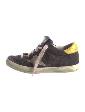Golden Goose Suede Printed Sneakers