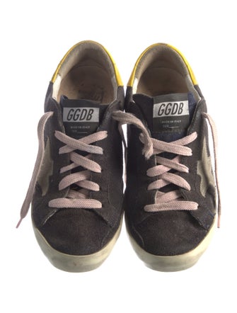 Golden Goose Suede Printed Sneakers