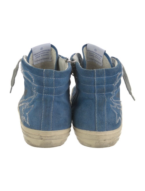 Golden Goose Suede Distressed Accents Sneakers