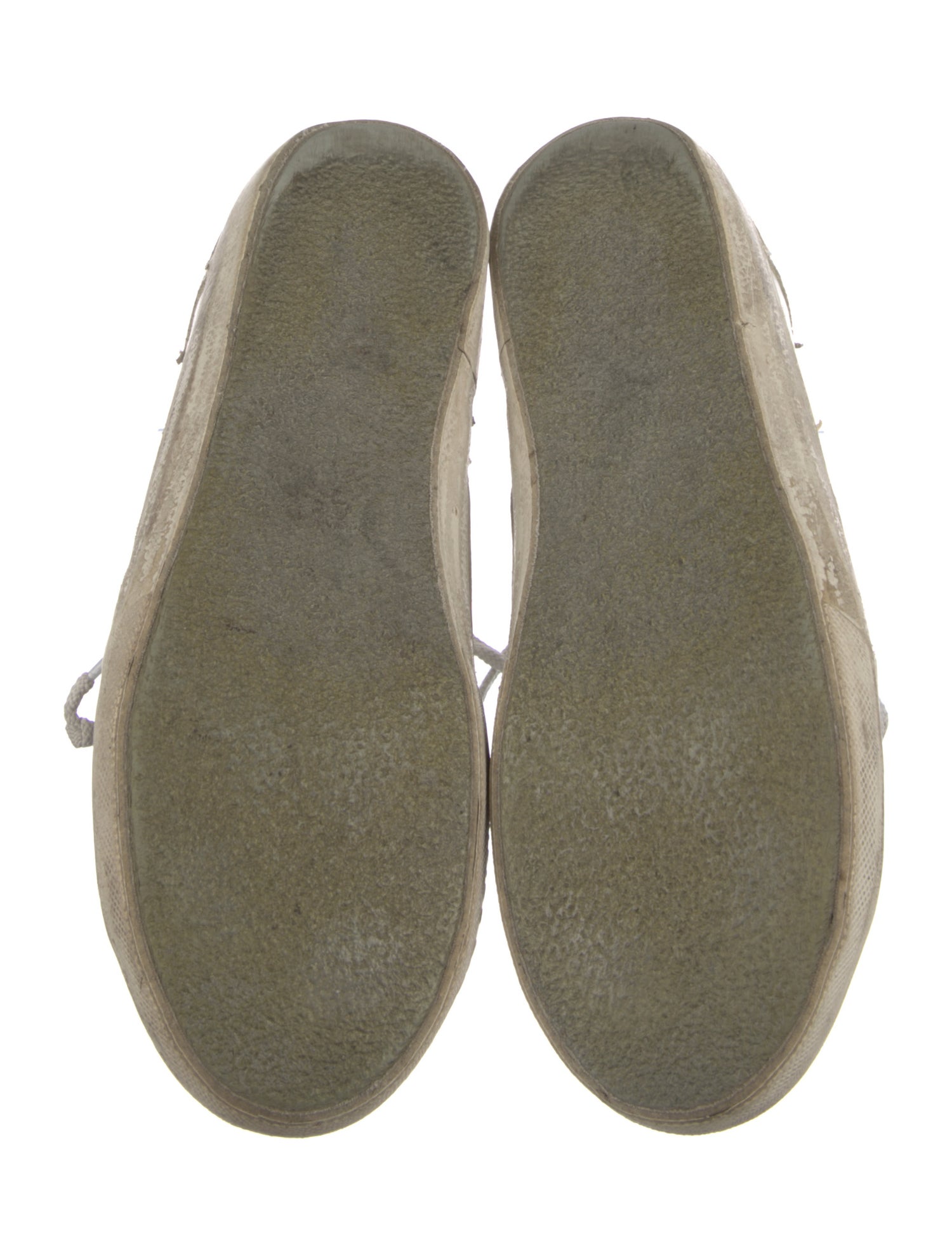 Golden Goose Leather Colorblock Pattern Sneakers