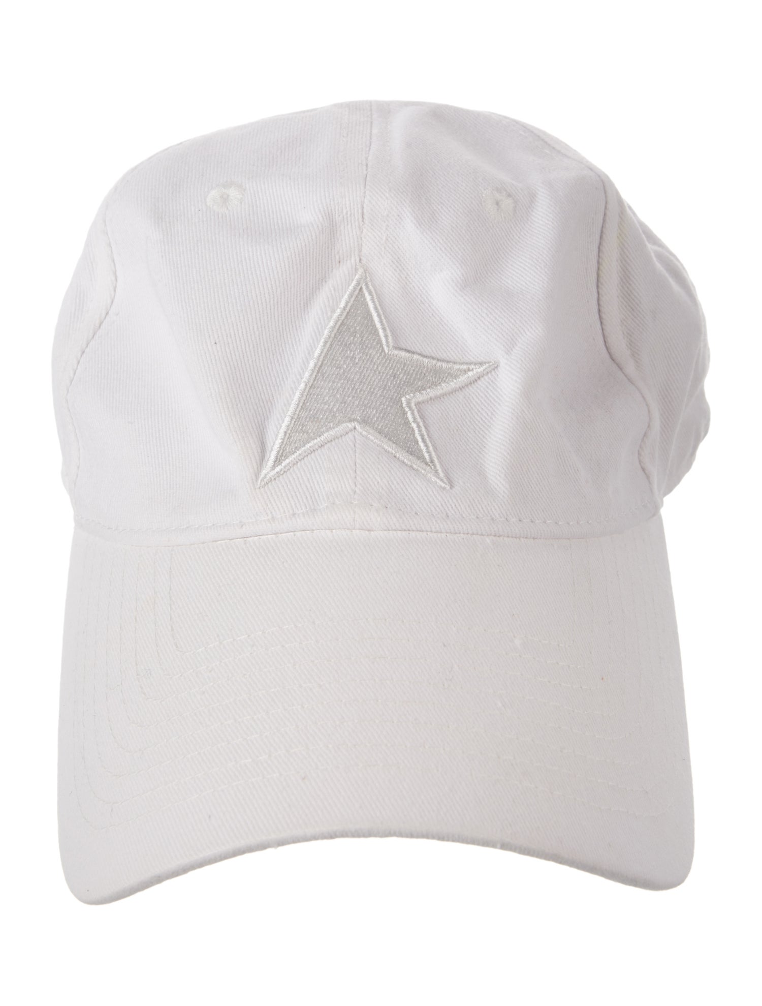 Golden Goose white pattern print baseball cap