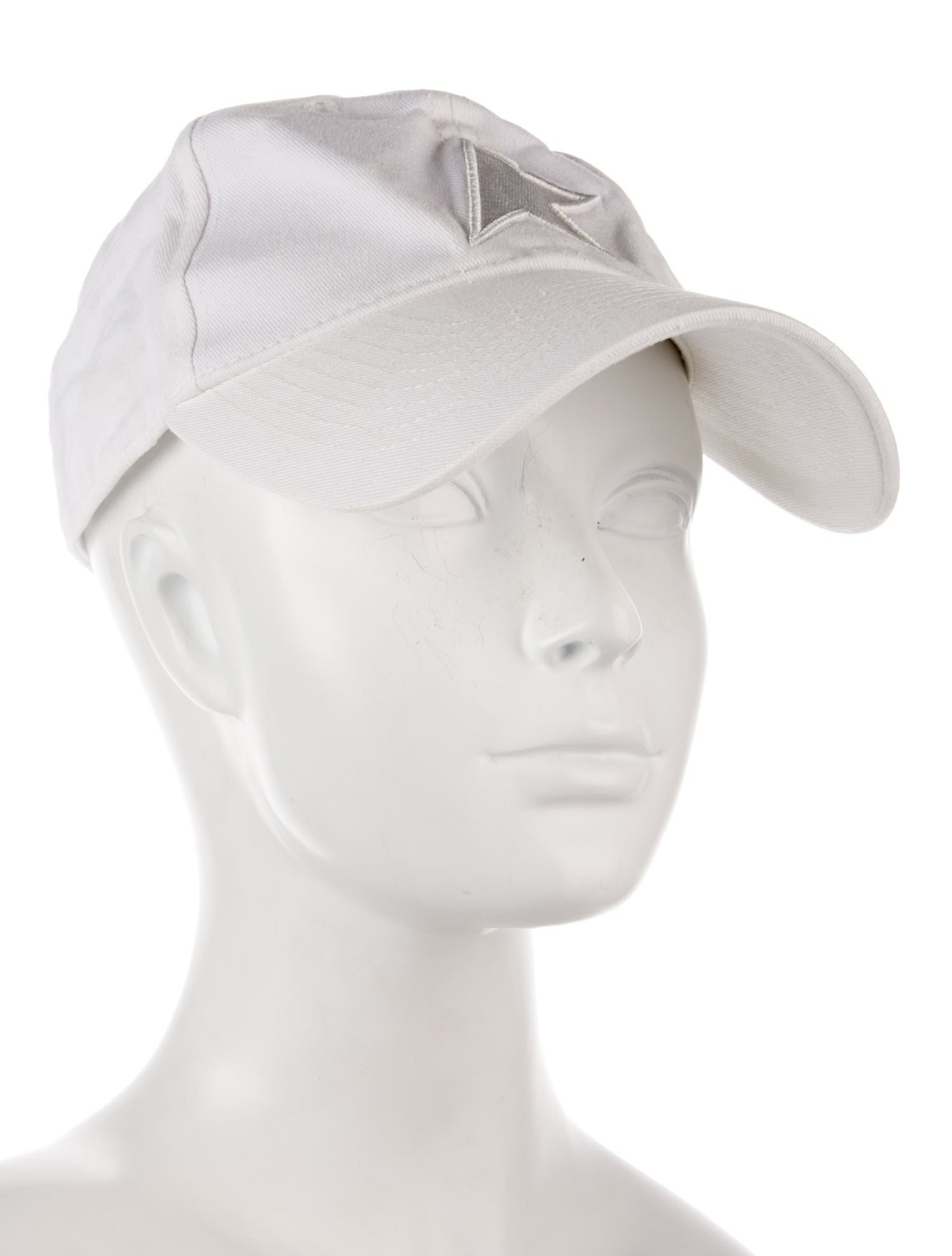Golden Goose white pattern print baseball cap