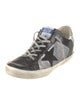 Golden Goose Leather Colorblock Pattern Sneakers