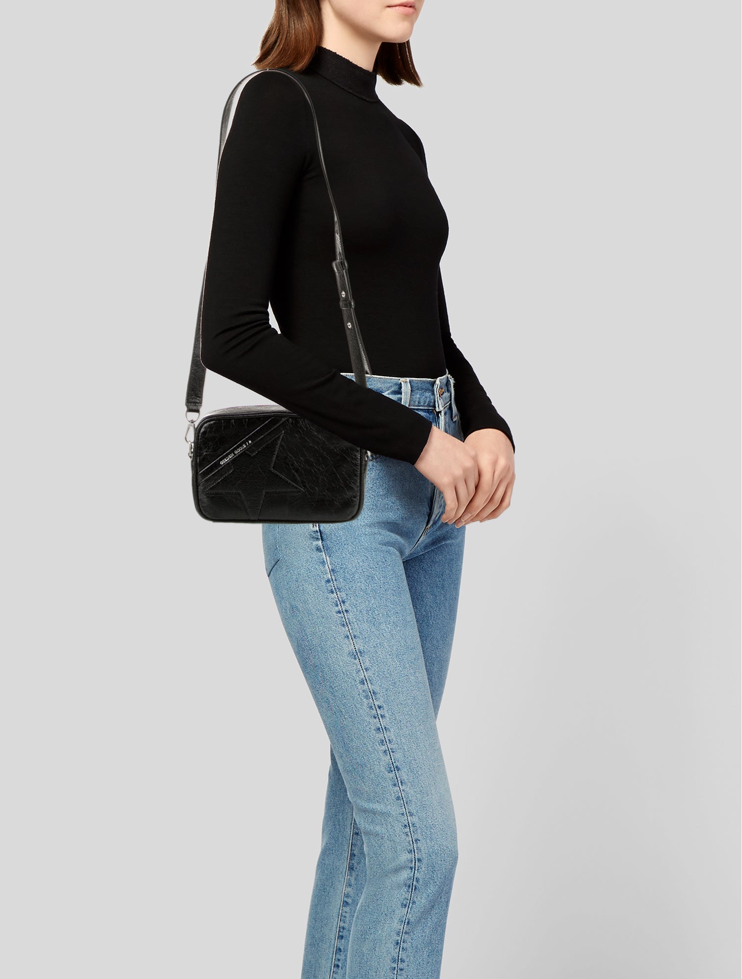 Golden Goose Patent Leather Crossbody Bag