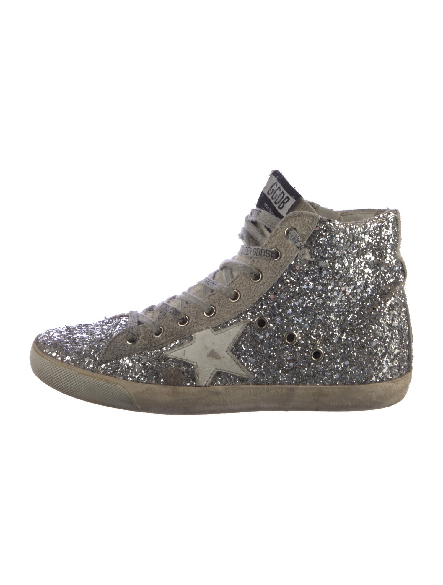 Golden Goose Glitter Glitter Accents Sneakers