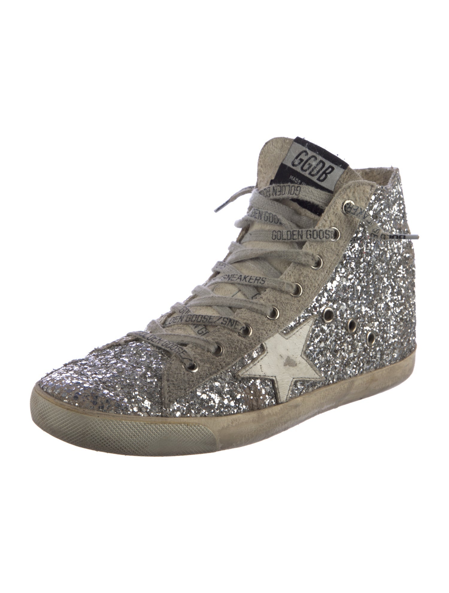 Golden Goose Glitter Glitter Accents Sneakers