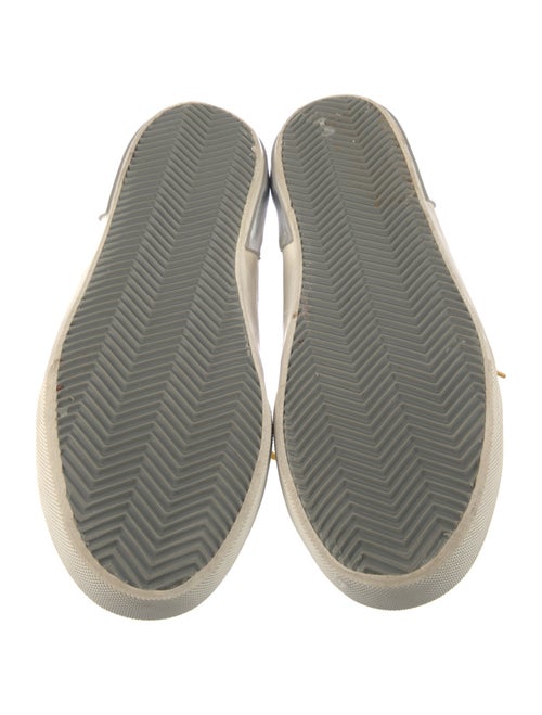 Golden Goose Leather Printed Sneakers