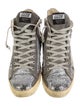 Golden Goose Glitter Colorblock Pattern Sneakers