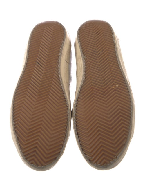 Golden Goose Leather Colorblock Pattern Sneakers