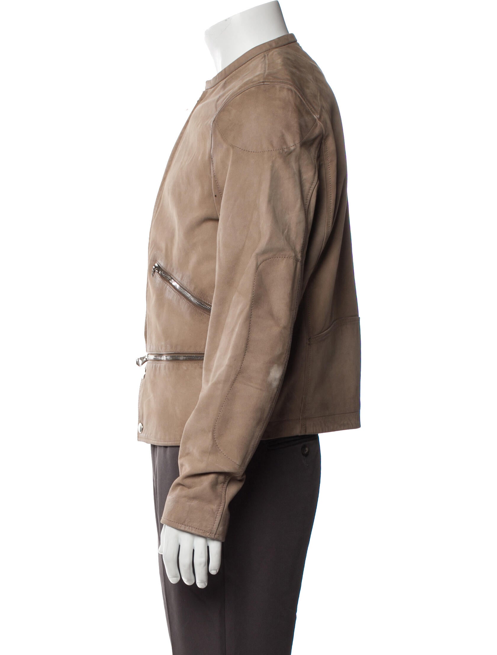 Golden Goose Leather Moto Jacket