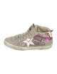 Golden Goose Glitter Colorblock Pattern Sneakers