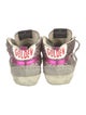 Golden Goose Glitter Colorblock Pattern Sneakers