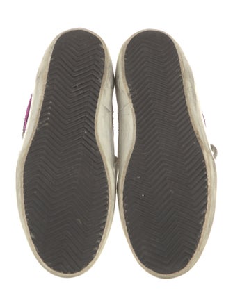 Golden Goose Glitter Colorblock Pattern Sneakers