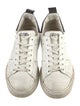 Golden Goose Leather Colorblock Pattern Sneakers