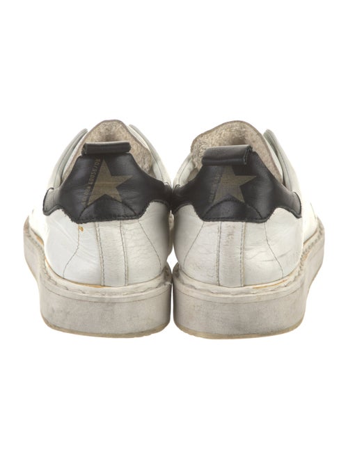Golden Goose Leather Colorblock Pattern Sneakers
