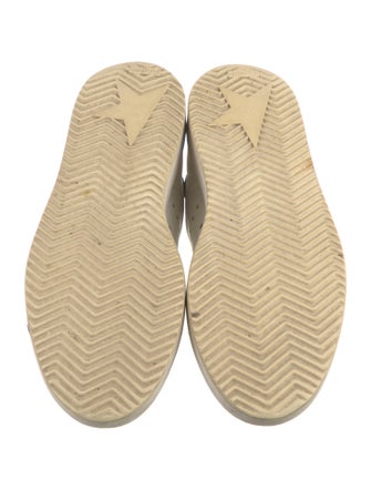 Golden Goose Leather Colorblock Pattern Sneakers