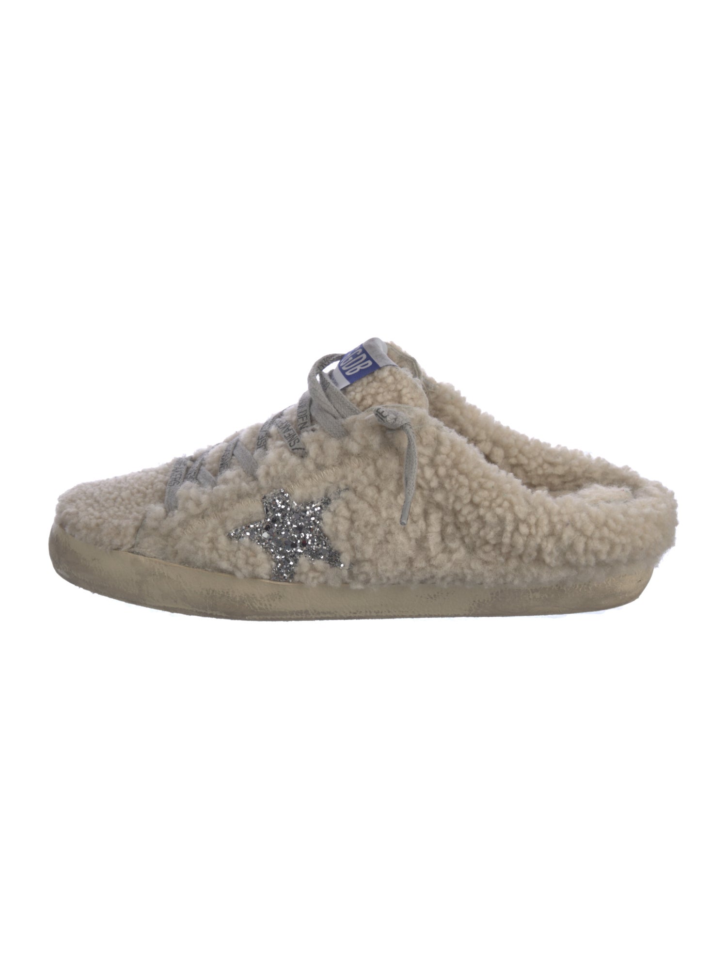 Golden Goose Shearling Printed Sneakers
