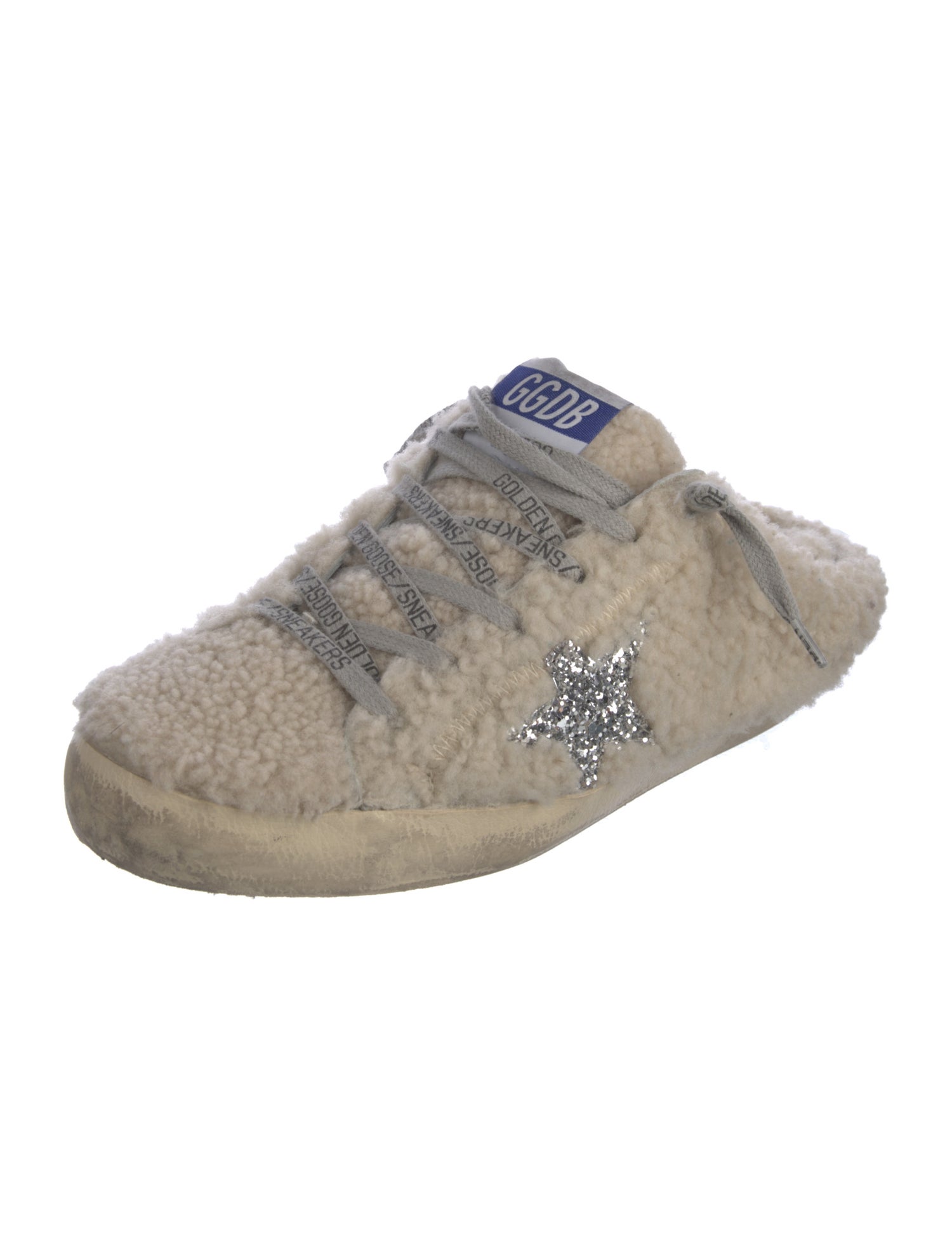 Golden Goose Shearling Printed Sneakers