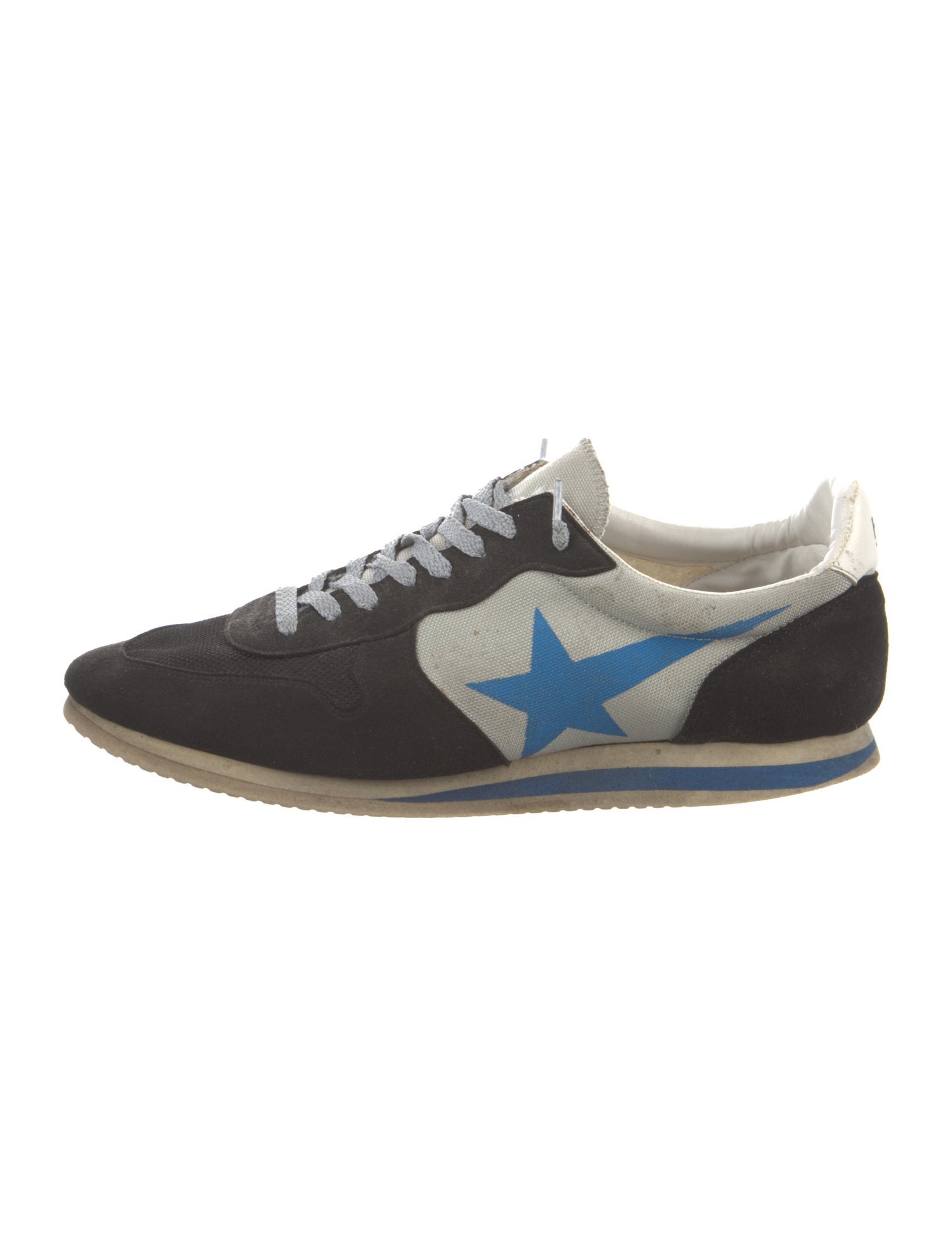 Golden Goose Suede Printed Sneakers