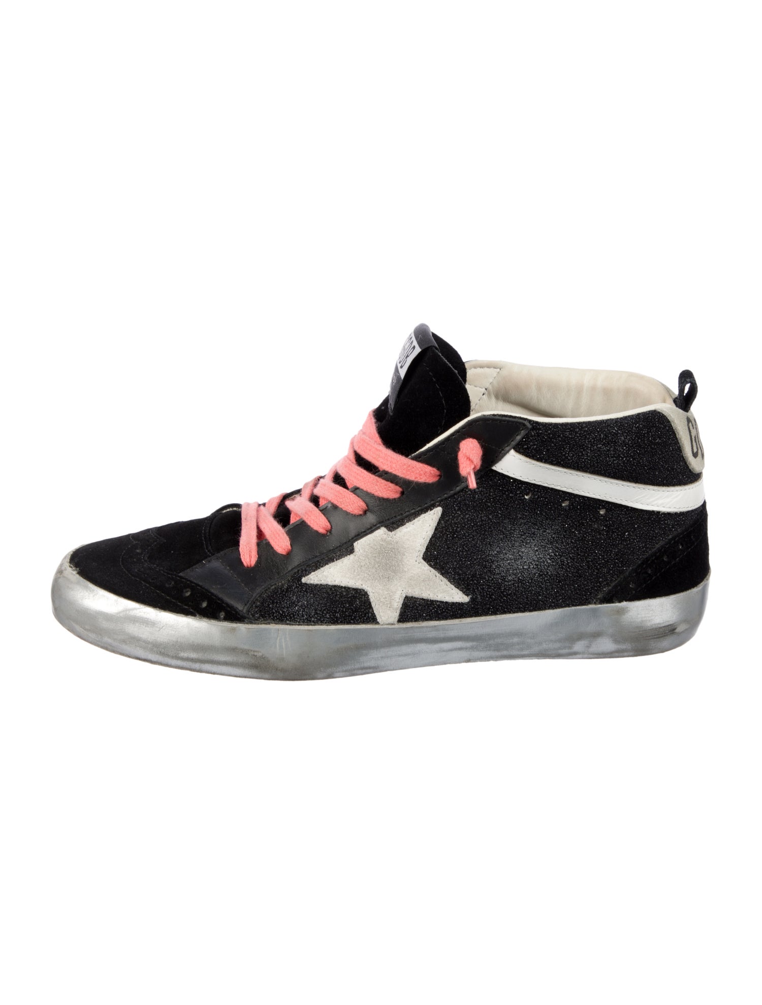 Golden Goose Suede Printed Sneakers