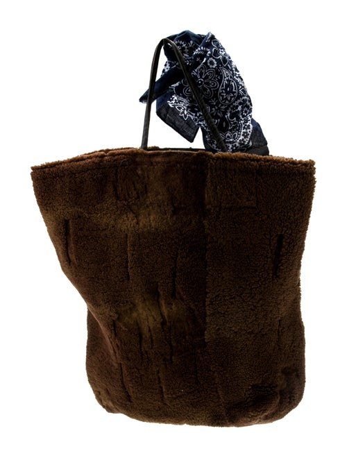 Golden Goose Shearling Bucket Bag