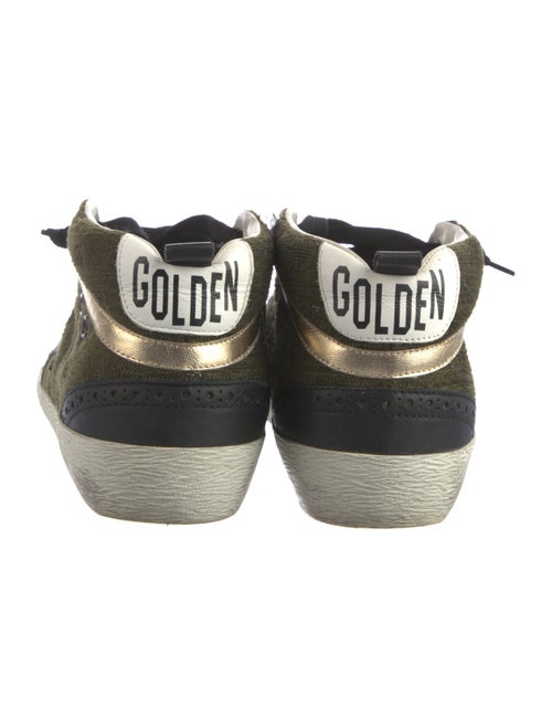 Golden Goose Canvas Distressed Accents Sneakers
